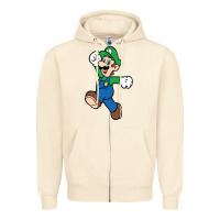 Sandshell luigi Zipper Hoodie - linhVisuals