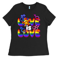 Black Love is love Ladies Tee - FaDigitalArtStudio