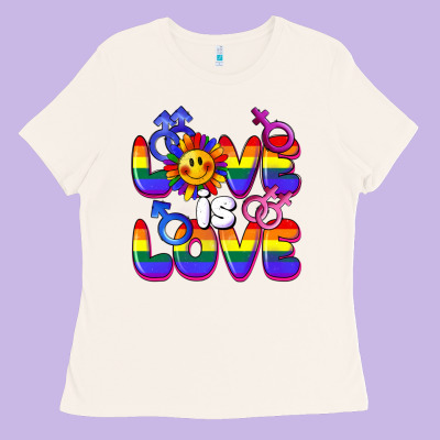 Love Is Love Ladies Tee Designed By Fadigitalartstudio