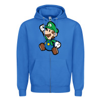 True Royal paper luigi Zipper Hoodie - linhVisuals