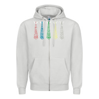 Dove Grey Tally Hall Ties Zipper Hoodie - linhVisuals