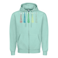 Seafoam Tally Hall Ties Zipper Hoodie - linhVisuals