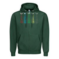 Sports Green Tally Hall Ties Zipper Hoodie - linhVisuals