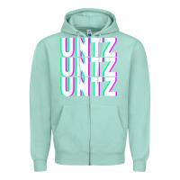 Seafoam untz untz untz techno dubstep riddim raver dj party t shirt Zipper Hoodie - linhVisuals