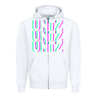 White untz untz untz techno dubstep riddim raver dj party t shirt Zipper Hoodie - linhVisuals