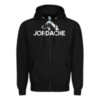 Black Jordache Zipper Hoodie - linhVisuals