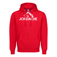 Red Jordache Zipper Hoodie - linhVisuals