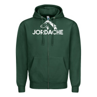 Sports Green Jordache Zipper Hoodie - linhVisuals