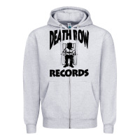 Death Row Record Zipper Hoodie | Teevron