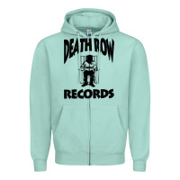 Seafoam death row record Zipper Hoodie - linhVisuals