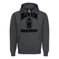 Smoke death row record Zipper Hoodie - linhVisuals