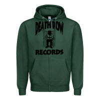 Sports Green death row record Zipper Hoodie - linhVisuals