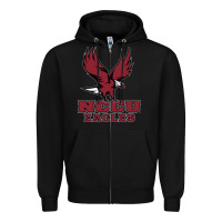 Black nccu eagles Zipper Hoodie - linhVisuals