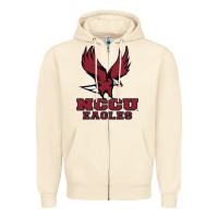 Sandshell nccu eagles Zipper Hoodie - linhVisuals