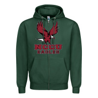Sports Green nccu eagles Zipper Hoodie - linhVisuals