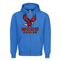 True Royal nccu eagles Zipper Hoodie - linhVisuals