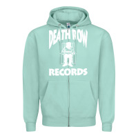 Seafoam death row record Zipper Hoodie - linhVisuals