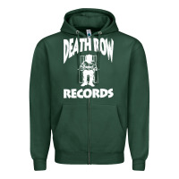 Sports Green death row record Zipper Hoodie - linhVisuals