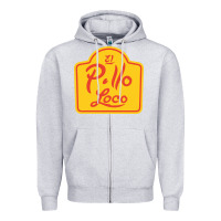 Heather Grey el pollo loco Zipper Hoodie - linhVisuals