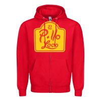 Red el pollo loco Zipper Hoodie - linhVisuals