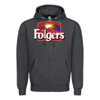 Smoke folgers Zipper Hoodie - linhVisuals