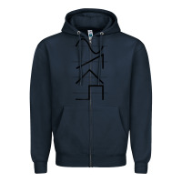 Navy vintage analog synthesizer techno waveform   synth nerd raglan basebal Zipper Hoodie - linhVisuals