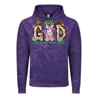 Cloud Purple With God All Things Are Possible Easter Day Vintage Hoodie - CowhideDigitalArt