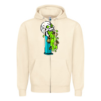 Sandshell skull pez Zipper Hoodie - linhVisuals
