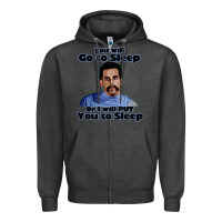 Charcoal Heather happy gilmore Zipper Hoodie - linhVisuals