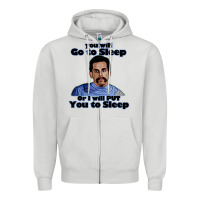 Dove Grey happy gilmore Zipper Hoodie - linhVisuals
