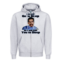 Heather Grey happy gilmore Zipper Hoodie - linhVisuals