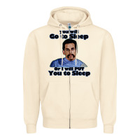 Sandshell happy gilmore Zipper Hoodie - linhVisuals