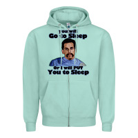 Seafoam happy gilmore Zipper Hoodie - linhVisuals