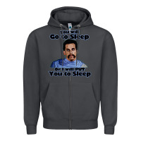 Smoke happy gilmore Zipper Hoodie - linhVisuals