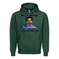 Sports Green happy gilmore Zipper Hoodie - linhVisuals