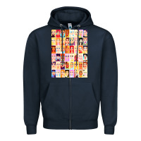 Navy drag royalty   rupauls drag race Zipper Hoodie - linhVisuals