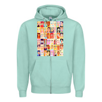 Seafoam drag royalty   rupauls drag race Zipper Hoodie - linhVisuals
