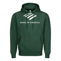 Sports Green Financial services company america Zipper Hoodie - linhVisuals