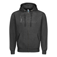 Charcoal Heather george lassos the moon   its a wonderful life Zipper Hoodie - linhVisuals