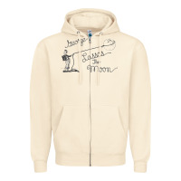 Sandshell george lassos the moon   its a wonderful life Zipper Hoodie - linhVisuals