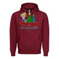 Burgundy hermie the elf dentistry    rudolph the red nosed reindeer Zipper Hoodie - linhVisuals