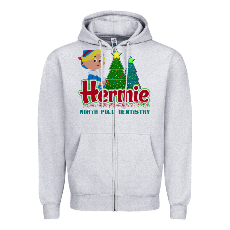 Hermie The Elf Dentistry    Rudolph The Red Nosed Reindeer Zipper Hoodie by linhVisuals | Teevron