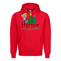 Red hermie the elf dentistry    rudolph the red nosed reindeer Zipper Hoodie - linhVisuals