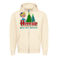 Sandshell hermie the elf dentistry    rudolph the red nosed reindeer Zipper Hoodie - linhVisuals