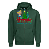 Sports Green hermie the elf dentistry    rudolph the red nosed reindeer Zipper Hoodie - linhVisuals