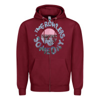 Burgundy the growlers Zipper Hoodie - linhVisuals