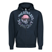 Navy the growlers Zipper Hoodie - linhVisuals