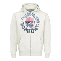 Oatmeal Heather the growlers Zipper Hoodie - linhVisuals