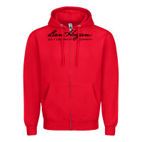 Red ben golf hogan Zipper Hoodie - linhVisuals