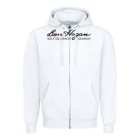 White ben golf hogan Zipper Hoodie - linhVisuals